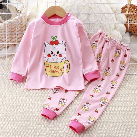 Pink I Love Cherry Sleepwear Set