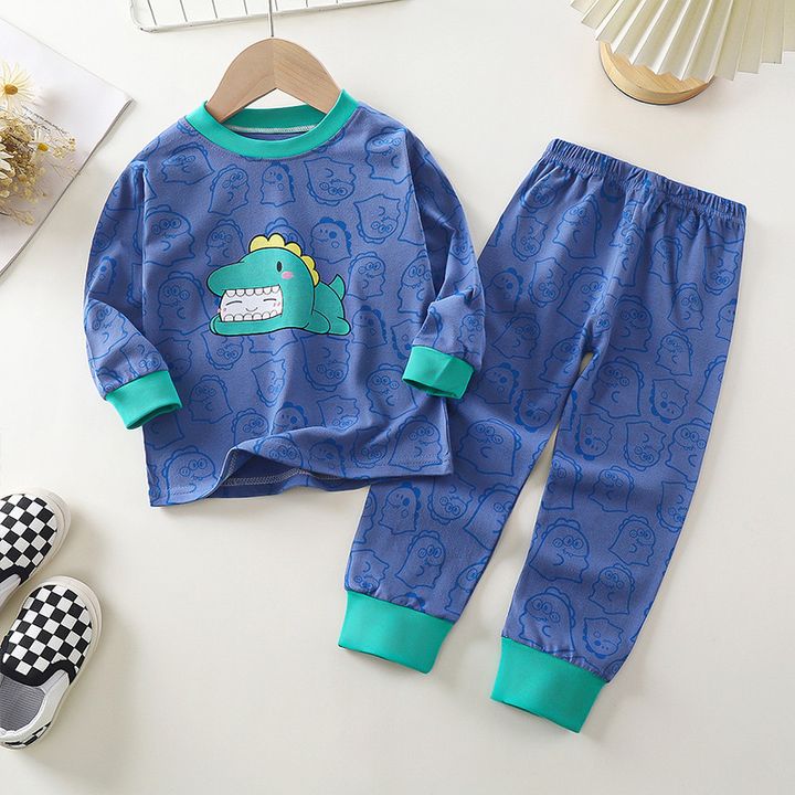 BLUE DINO SLEEPWEAR SET