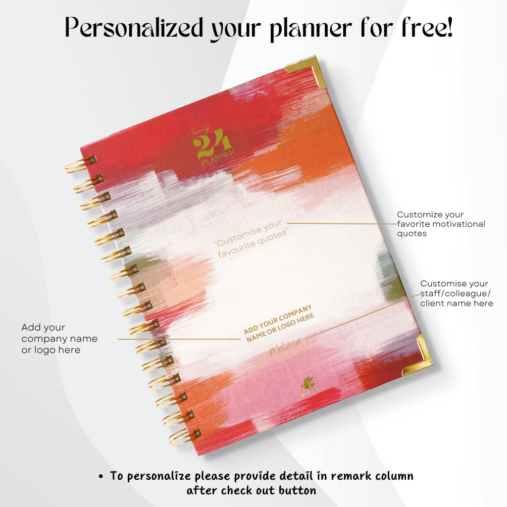 Personalized your planner for free!