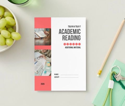 Academic reading cover