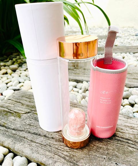 Rose Quartz Pink Crystal Stones Bottle.jpg