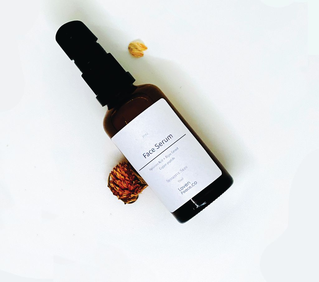 face serum hyaluronic acid and copper peptide 