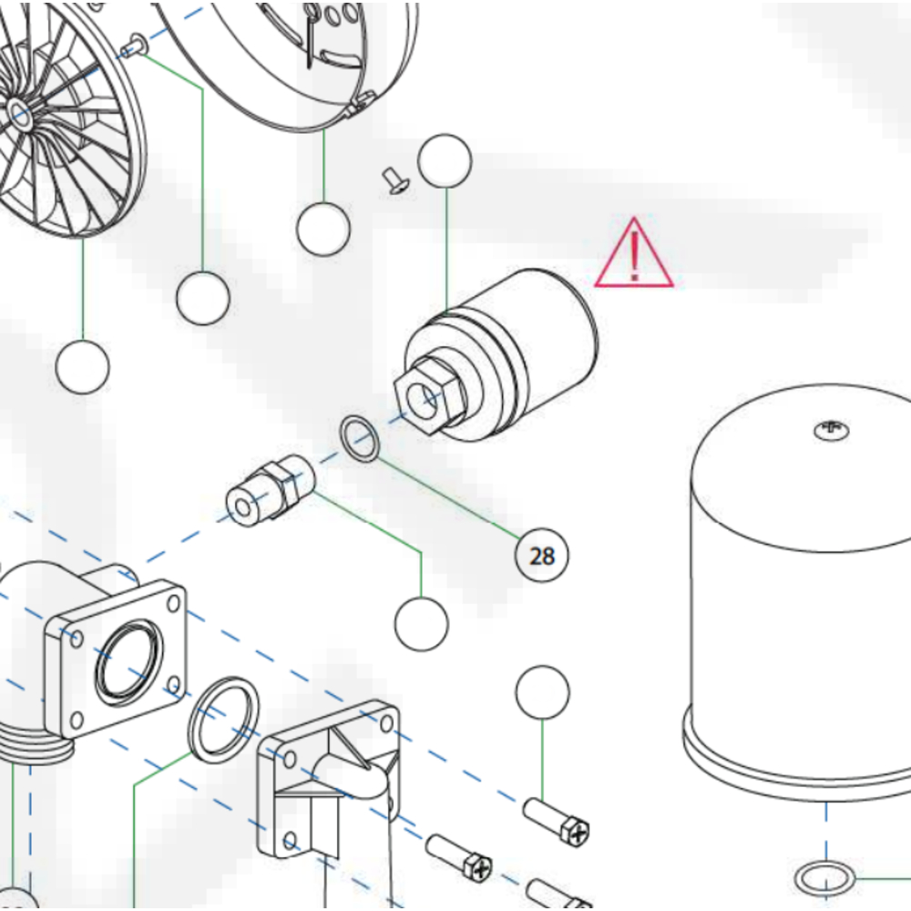 A130JACK PRESSURE SWITCH GASKET 3