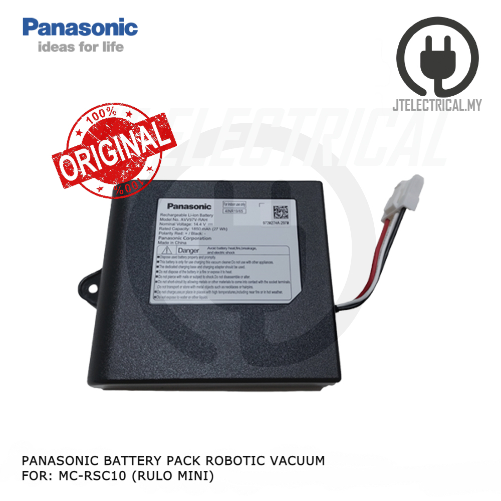 Panasonic MC-RSC10 Battery Pack Robotic Vacuum Rulo Mini – JT