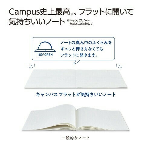 【KOKUYO】 Campus B5 全攤平筆記本B罫