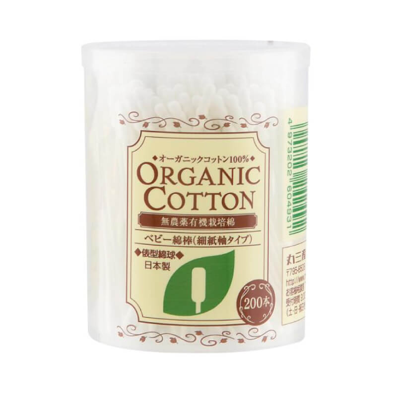 【Cotton Labo】天然有機棉嬰幼兒棉花棒 200入