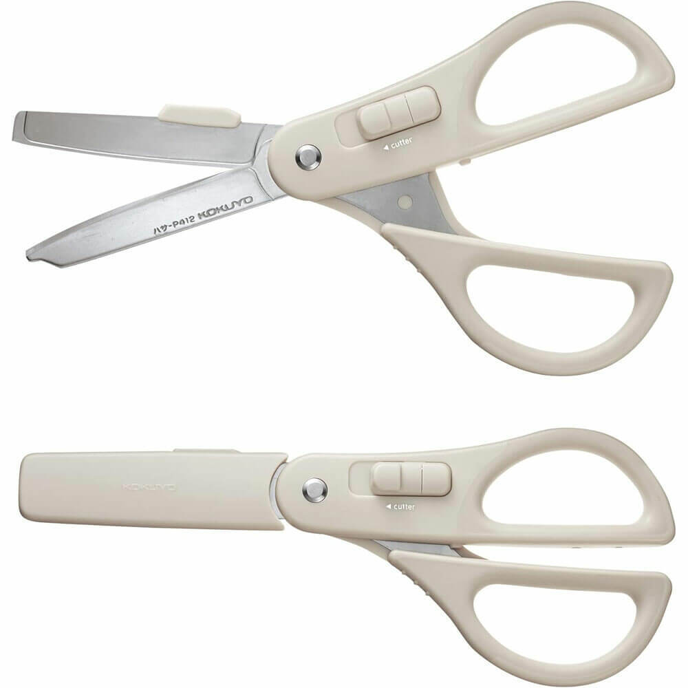 【KOKUYO】兩用機能剪刀-剪刀+拆箱剪刀