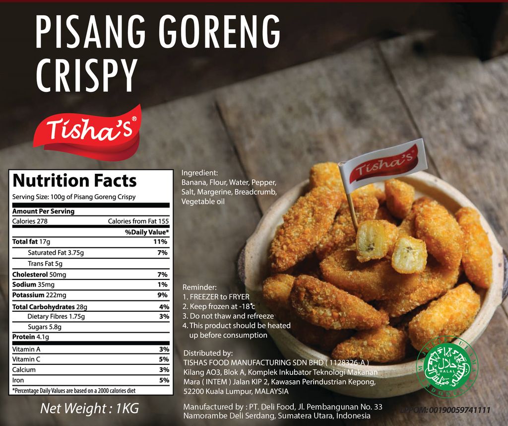 Tisha S Pisang Goreng Crispy Tisha S Food