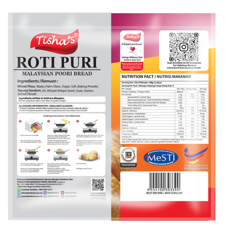 Tisha's Roti Puri – Tisha's Food