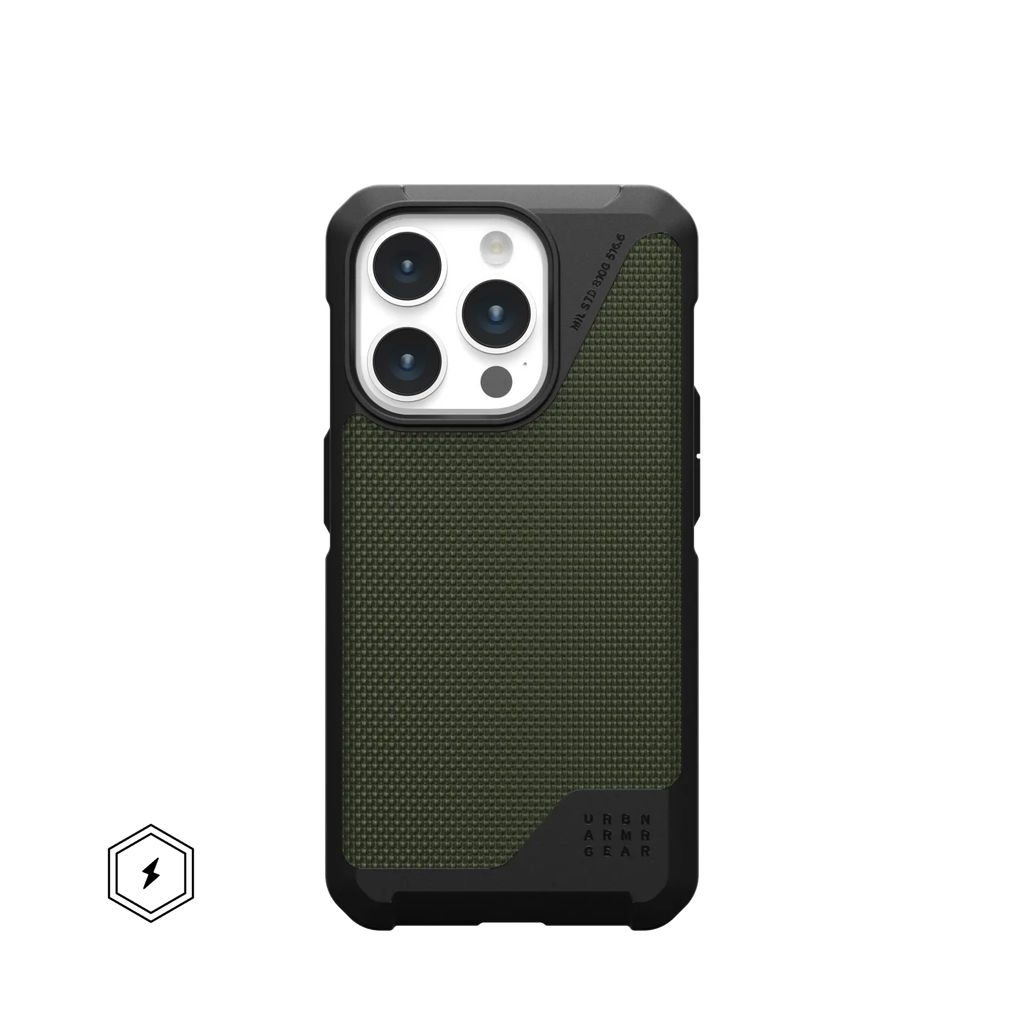 UAG_HS_APPLE_IPHONE-2023-KRYPTO_METRO-LT_KEVLAR-OLIVE_STD_01_MAGSAFE_ICON