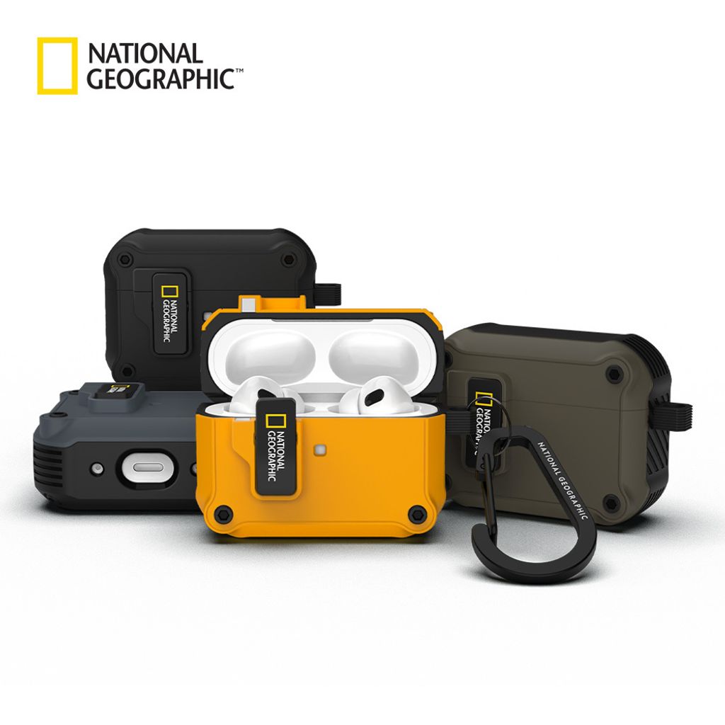 Nat Geo Rugged Bumper Lock Case (AirPods Pro Series)-TN1