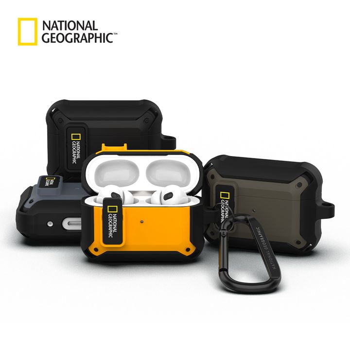 Nat Geo AirPods Pro2 Rugged Bumper Lock Case-TN(1)
