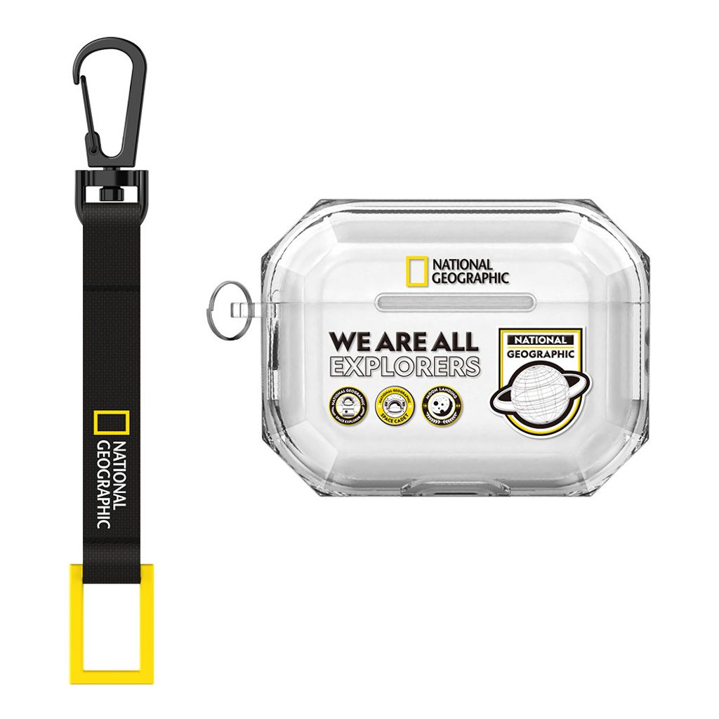 Nat Geo Crystal Bumper Wappen Case (AirPods Pro Series)-TN4