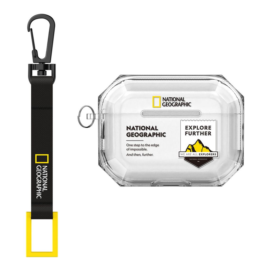 Nat Geo Crystal Bumper Wappen Case (AirPods Pro Series)-TN3