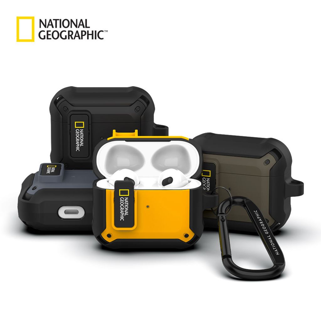 Nat Geo AirPods 3 Rugged Bumper Lock Case (Thumbnail)