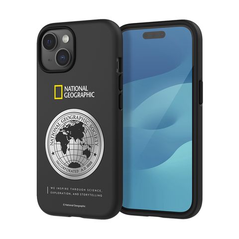 iPhone 15_Metal Deco Hard Shell_Side Perspective_BK