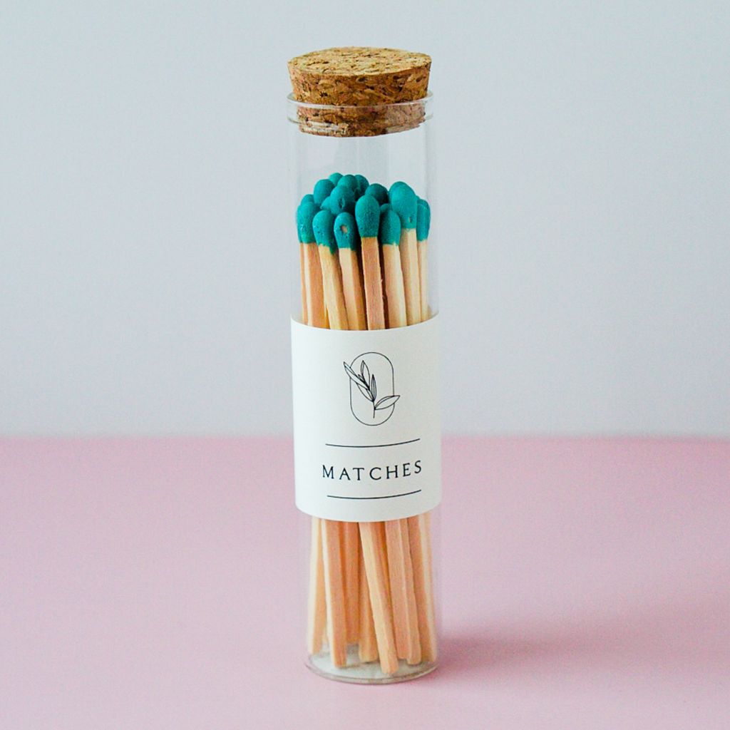 Matches in Jar XXL Colourful Matchsticks Good Company Candles