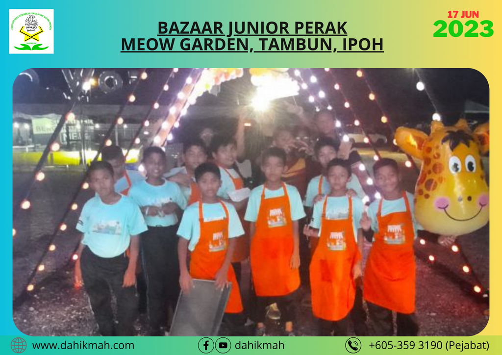 [17 JUN 2023] BAZAAR JUNIOR MEOW PERAK, TAMBUN IPOH.