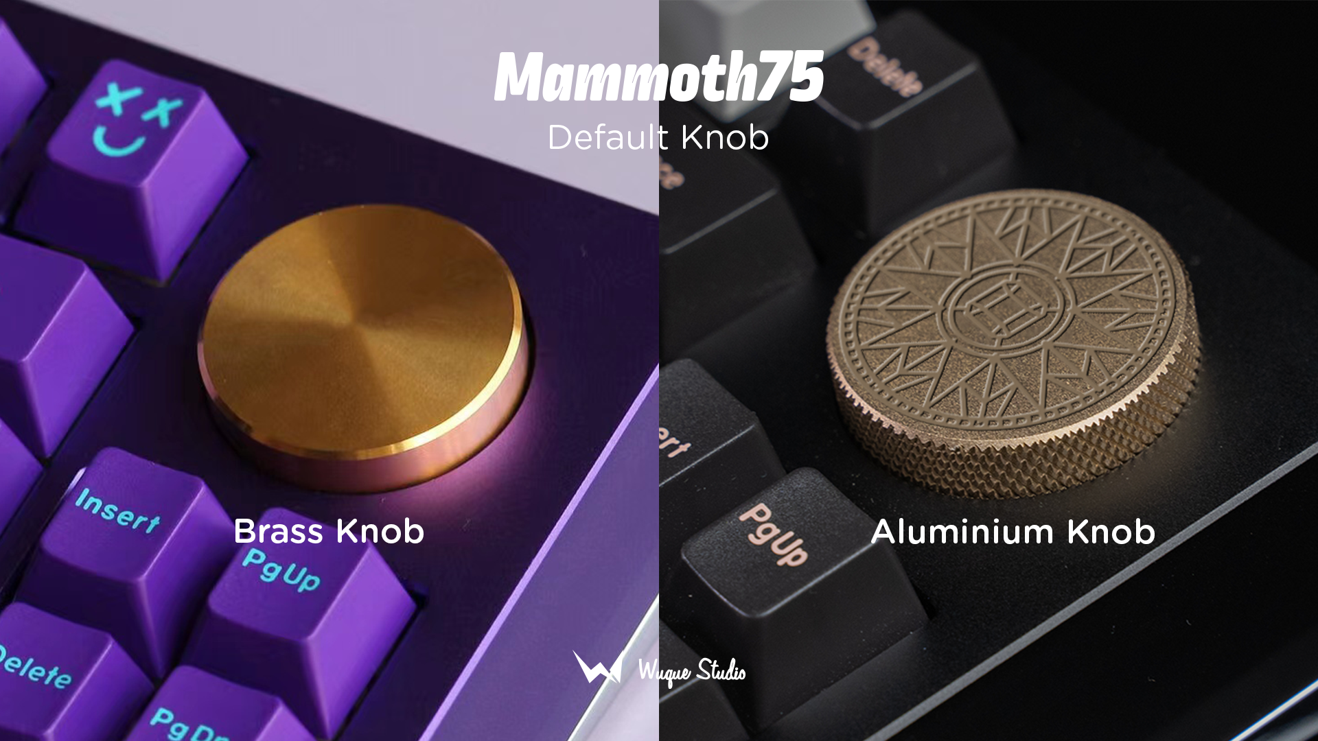 Mammoth75 with Aluminum PVD 自作キーボード｜PC周辺機器