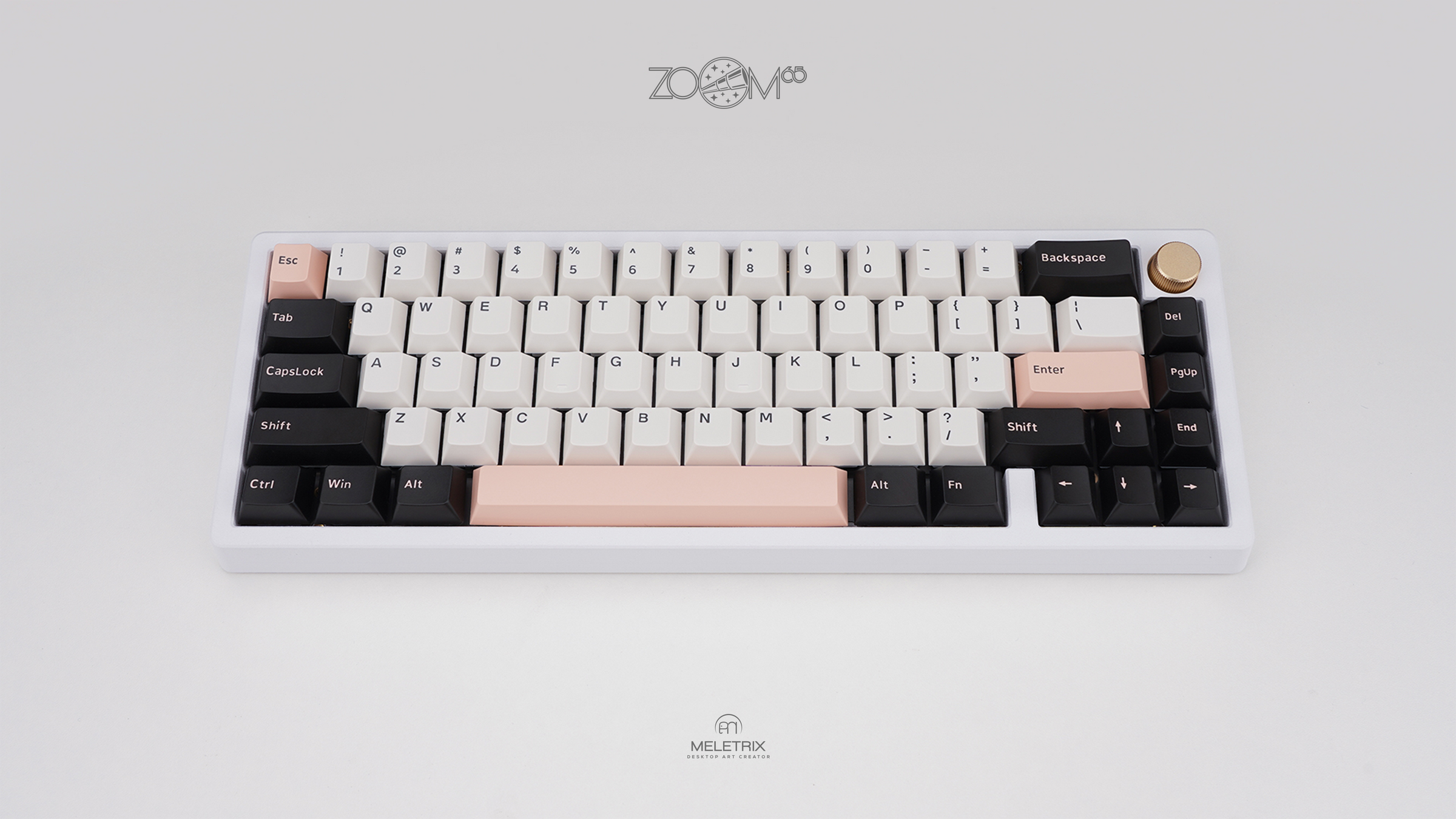 Zoom 65 Olivia Light +Olivia Keycapセット Zoom65 Olivia Light Wireless Edition Keyboard Kit – Rebult Keyboards