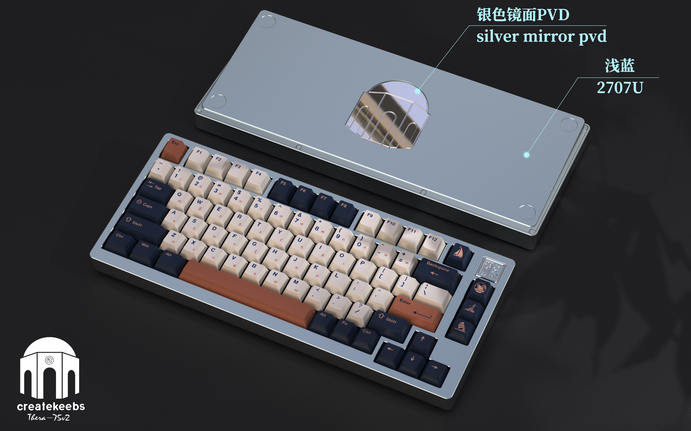 GB] Createkeebs Thera75 V2 – Rebult Keyboards