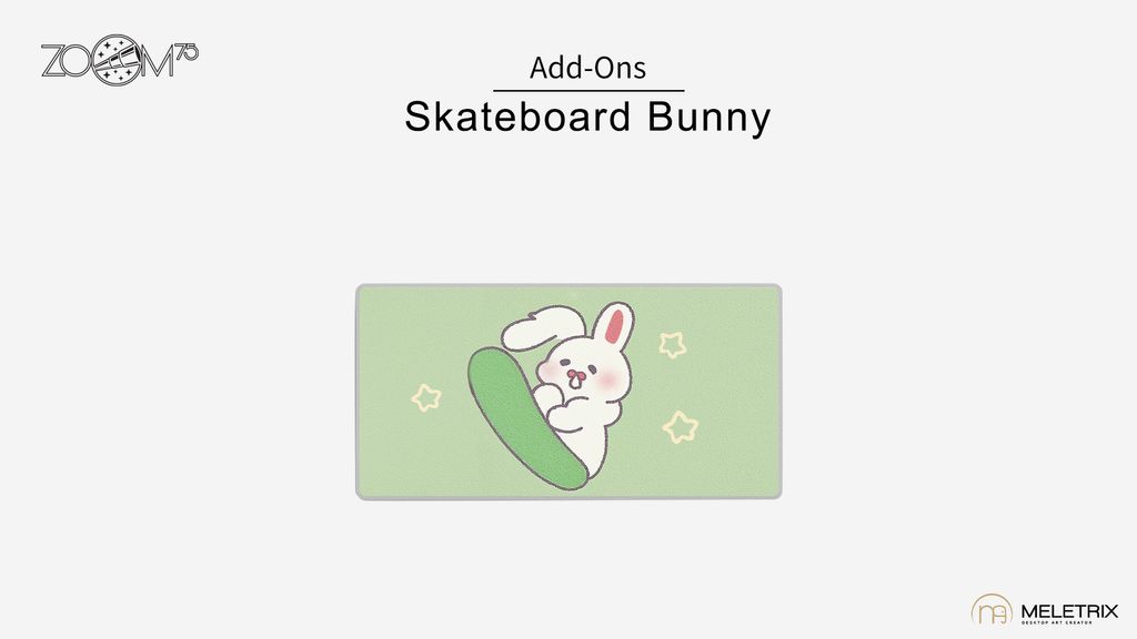 Skateboard Bunny Badge