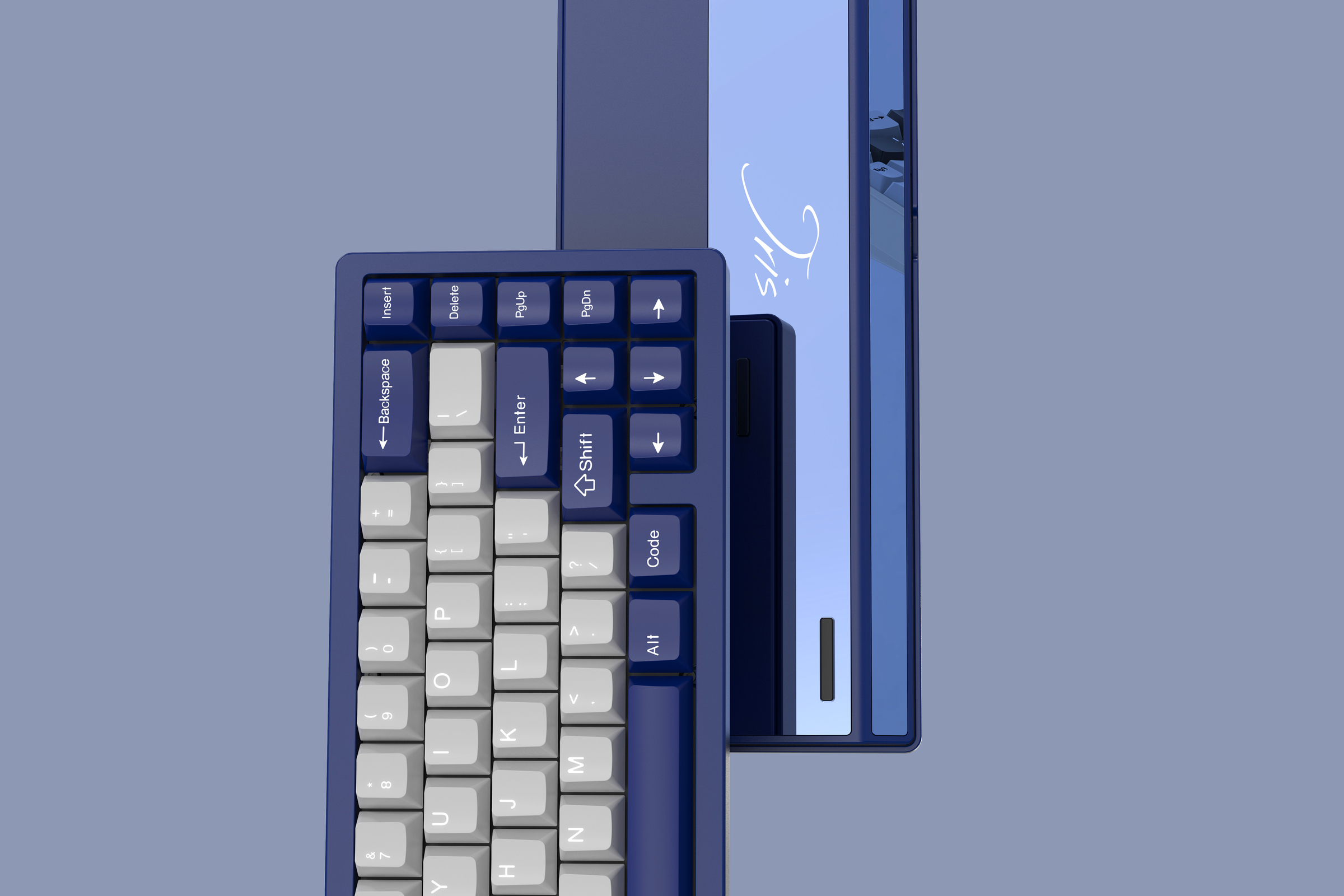 JRIS65 R1 Navy-Black 自作キーボード JRIS65 R1 Navy-Black 自作キーボード - メルカリ