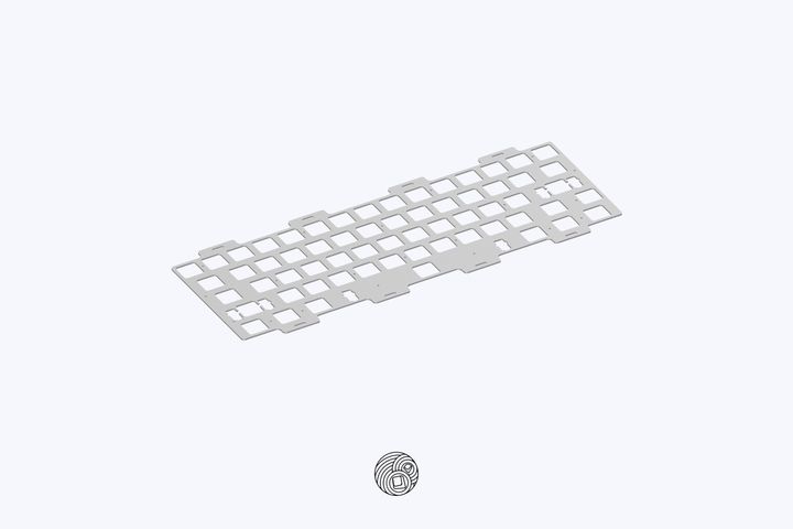 60_plate_ec_silver - K60PECSLV