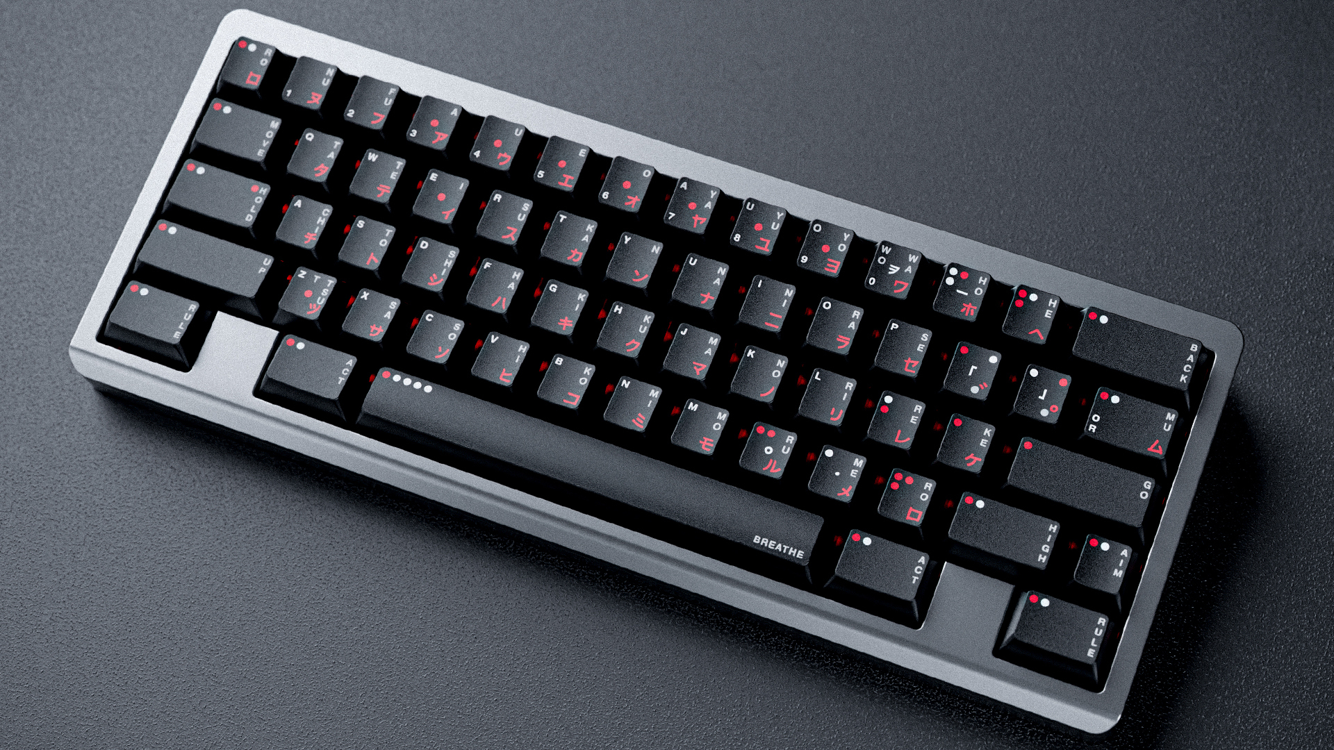 WS x Jaekeyed (赤灰色) Aka Haiiro Keycap Set – Rebult Keyboards