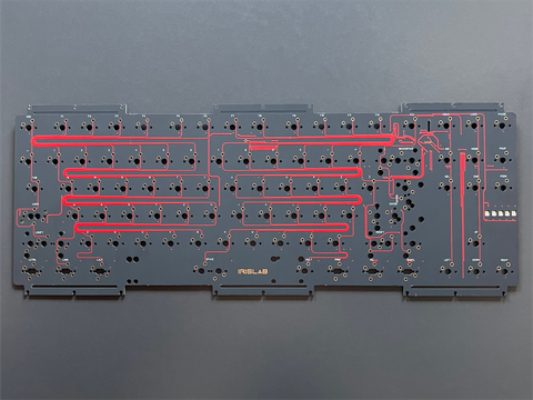 Soldered PCB