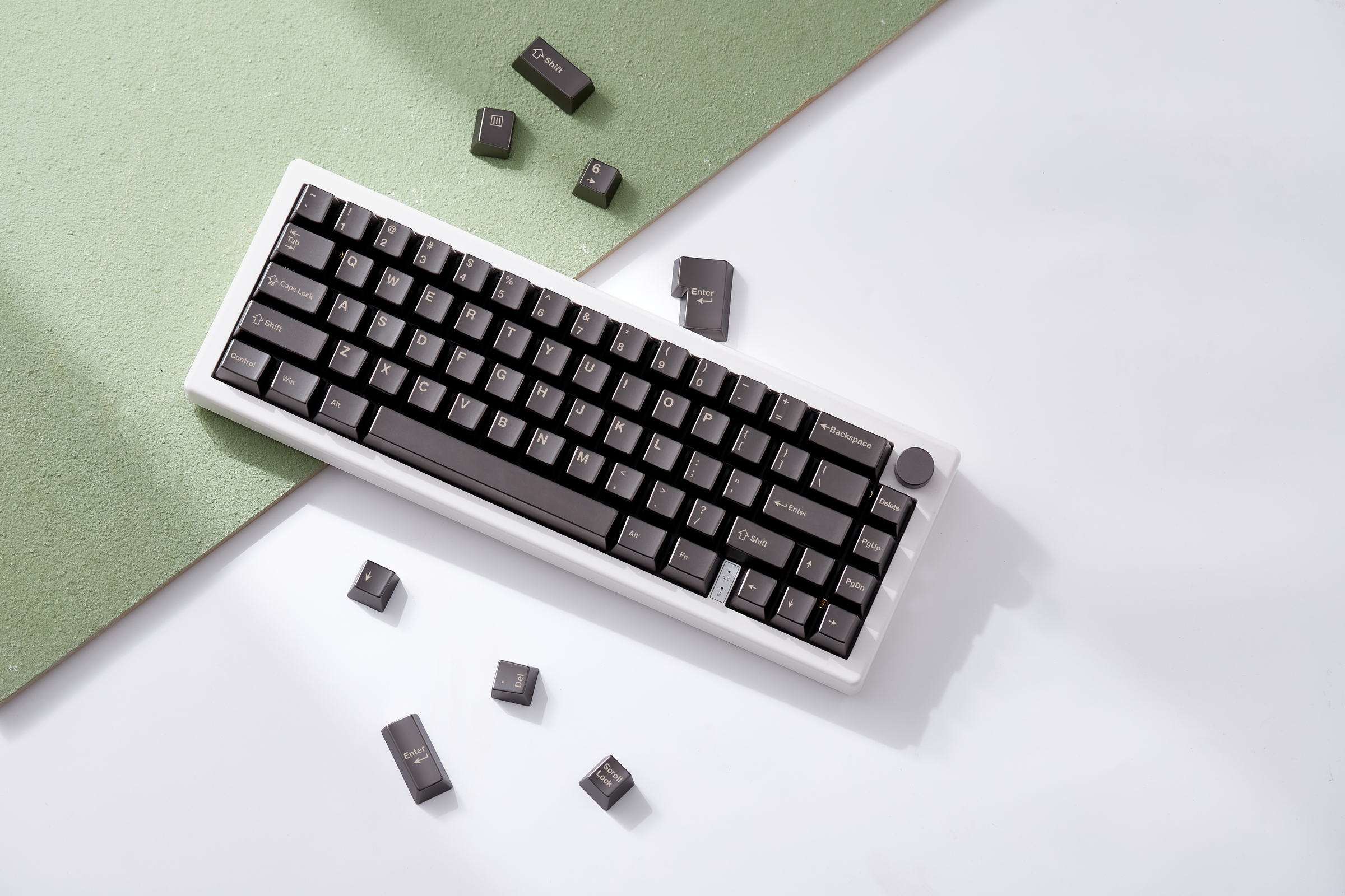 AWEKEYS Metal Keycap Titanium Black 【公式通販】