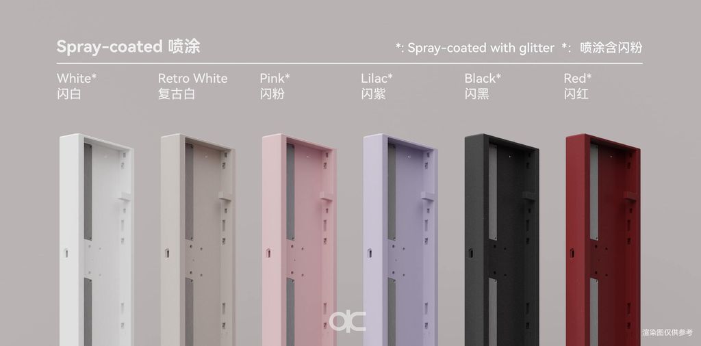 spray-coated cases