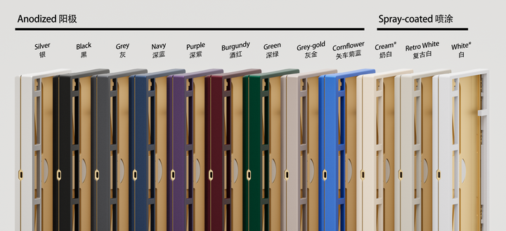 all colors with brass