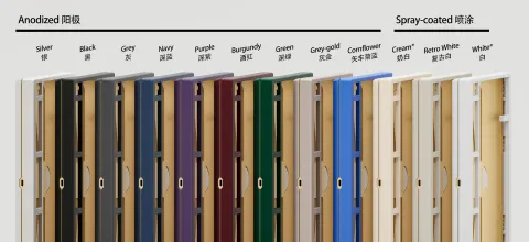 all colors with brass