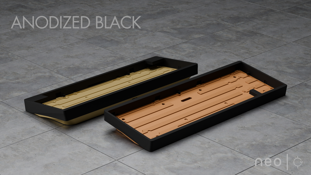 anodized black