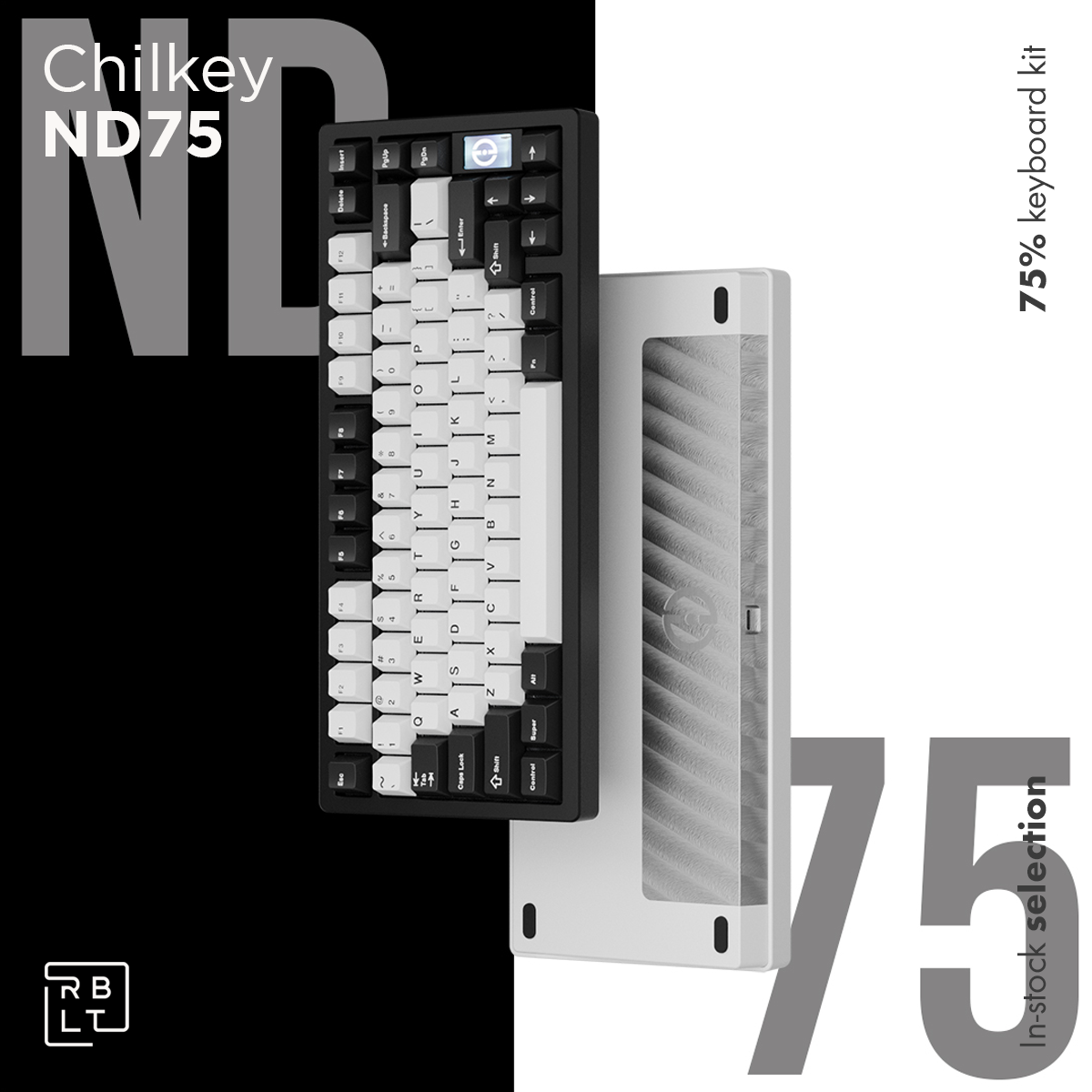 Chilkey ND75 Keyboard Kit/Pre-built Keyboard – Rebult Keyboards