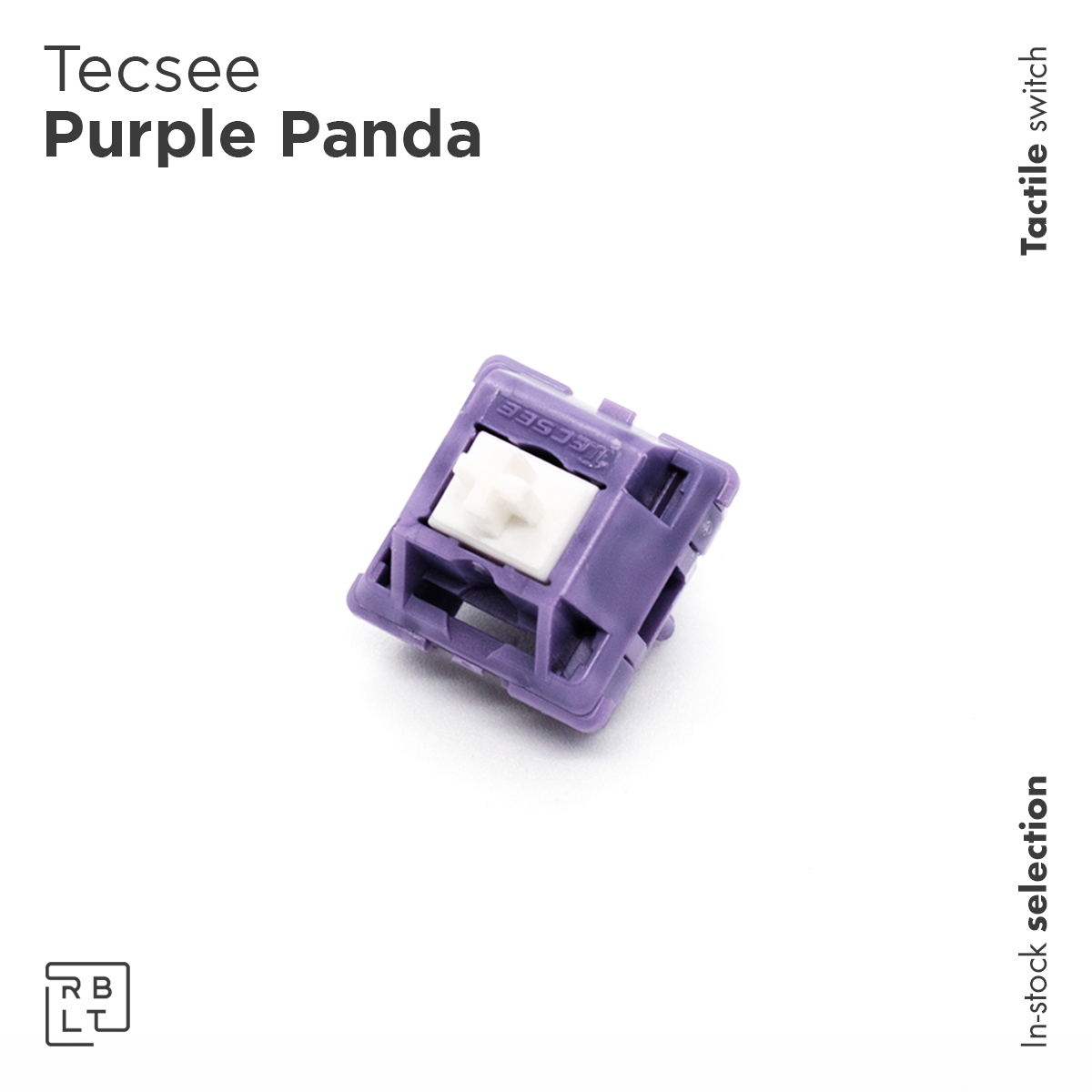 Tecsee PME Purple Panda Tactile Switch – Rebult Keyboards