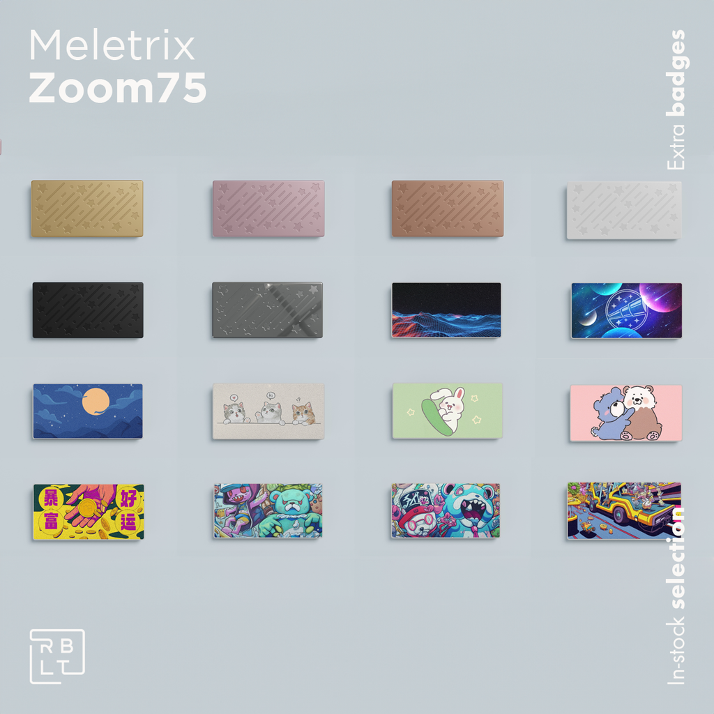 Zoom75 Extra Badges