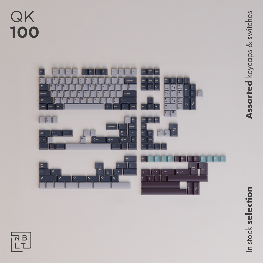 qk100 keycaps