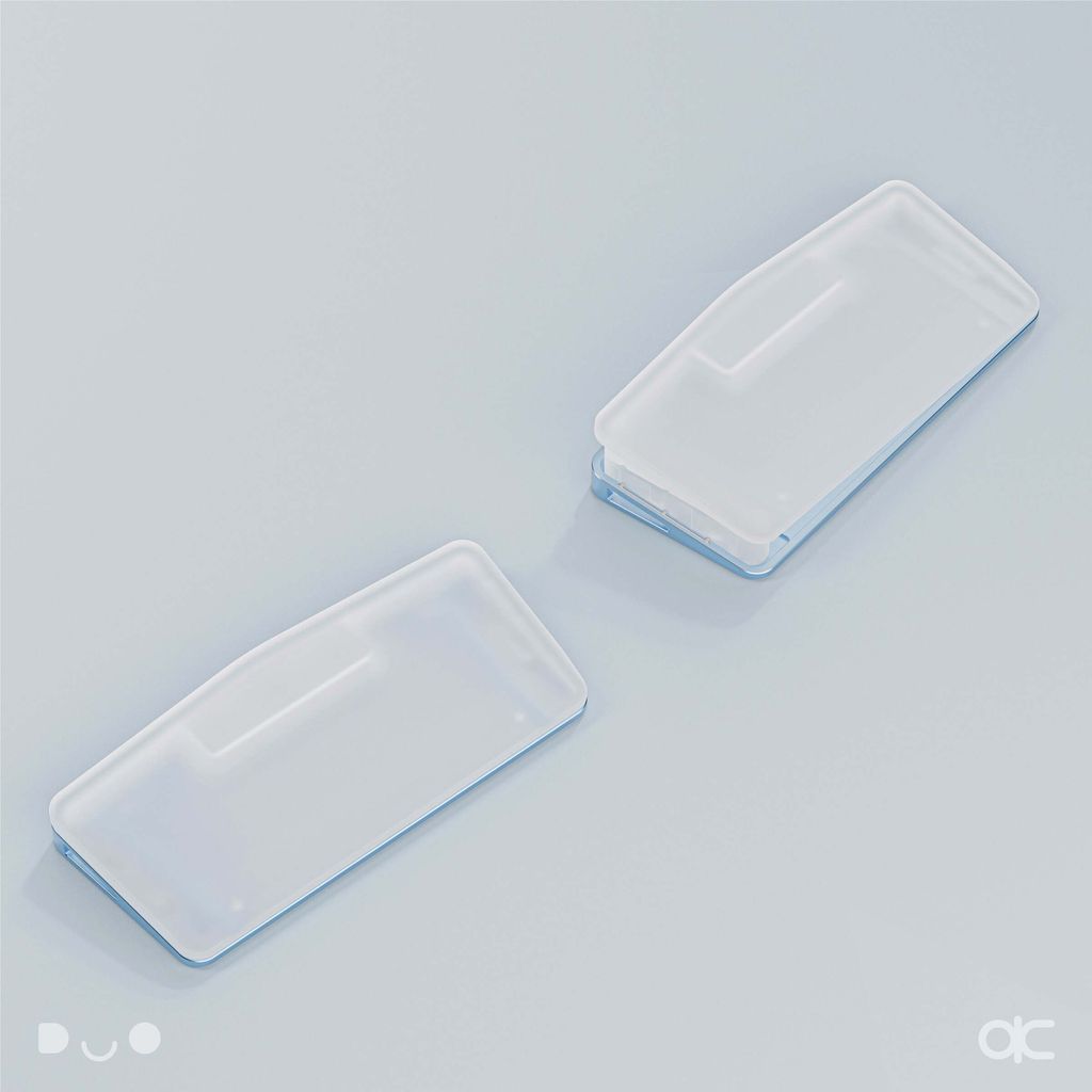 Anodized Ice Blue Wrist Rest