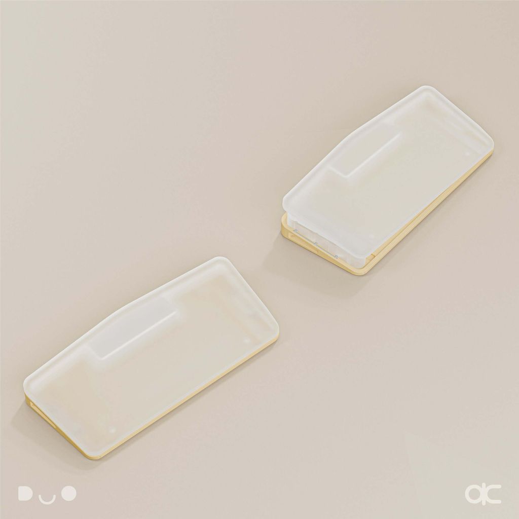 Spray-coated Pastel Yellow Wrist Rest