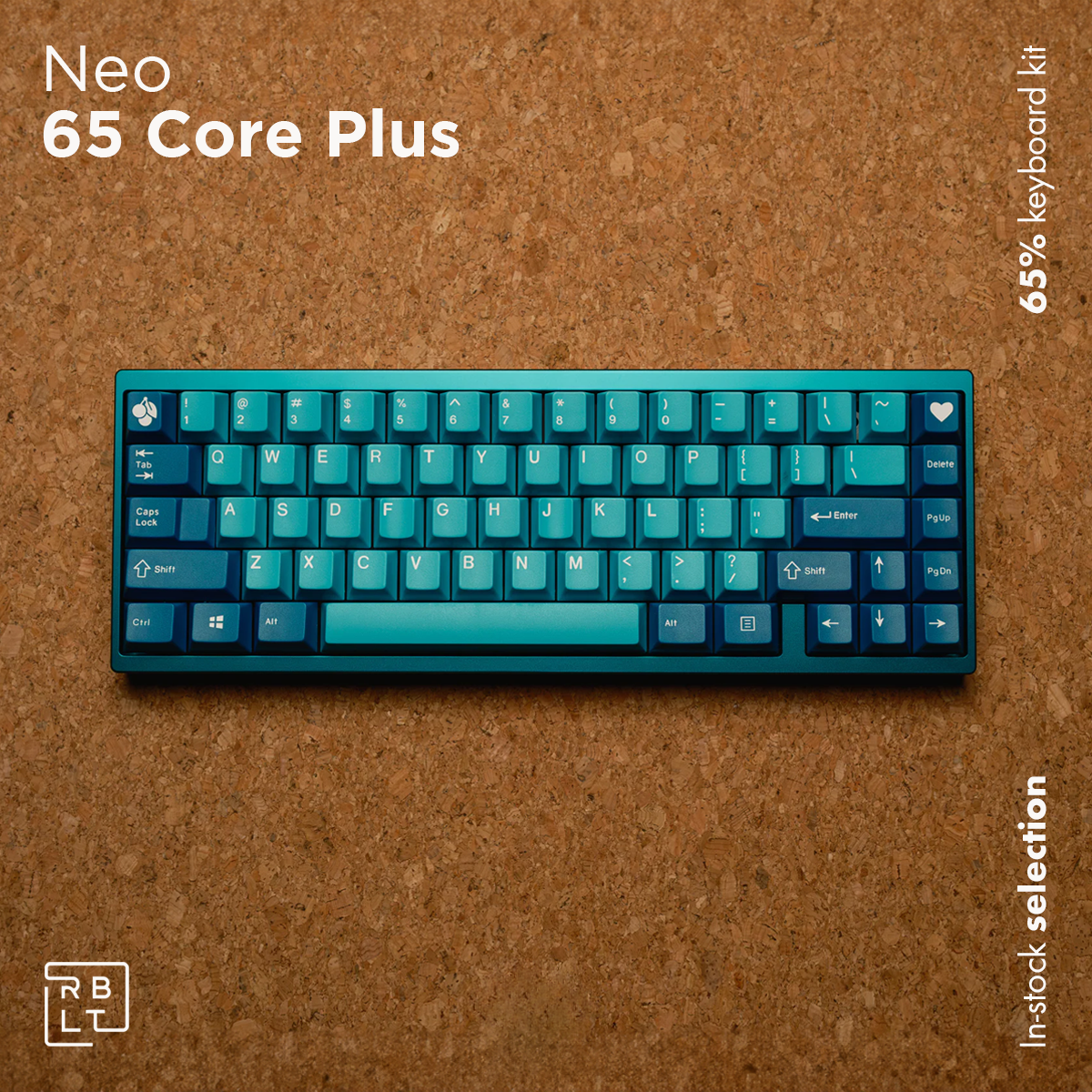 キーボード Neo65 Core Plus Teal + Brass Neo65 Core Plus Custom Mechanical Keyboard – Divinikey