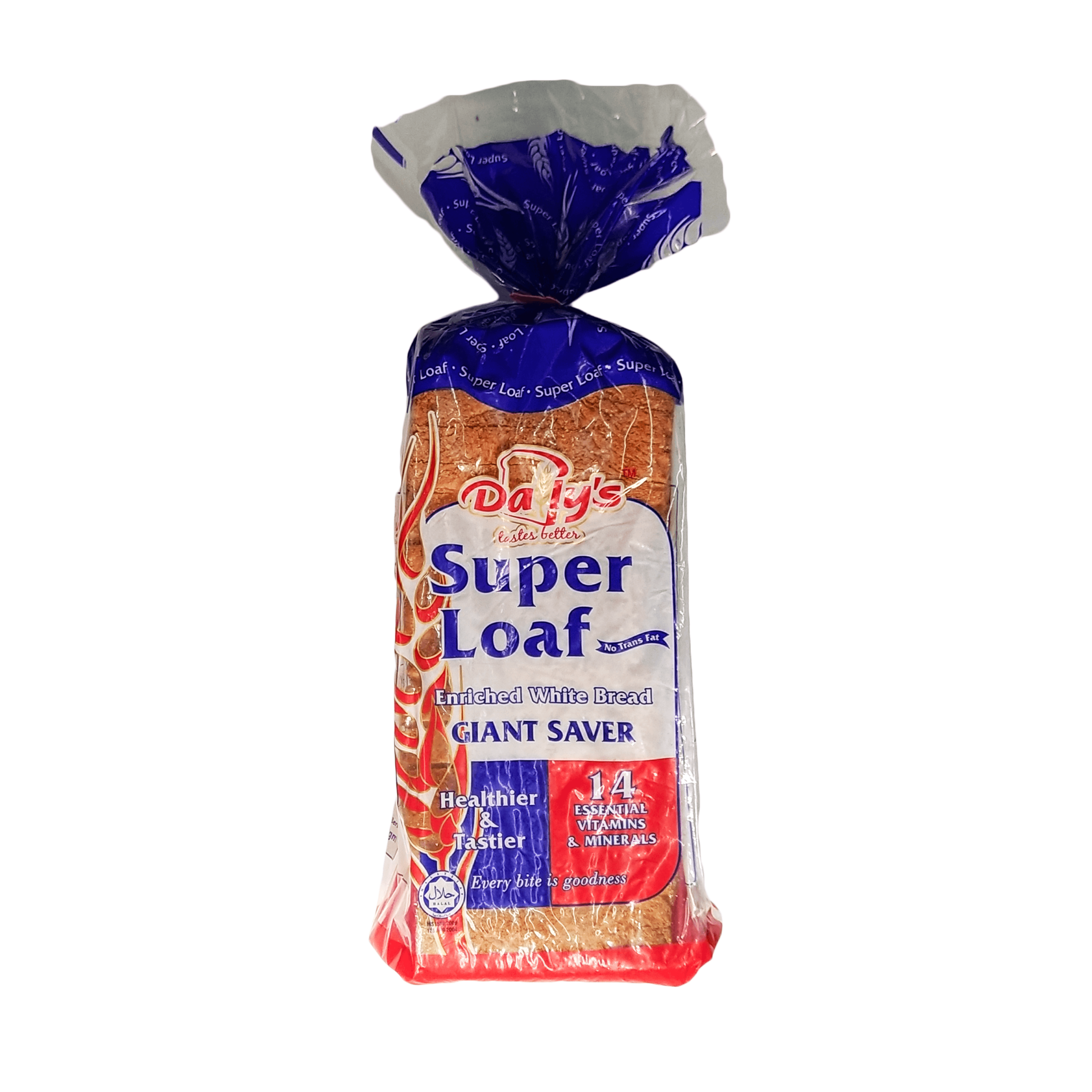 Daily's Superloaf White Bread 550g.png