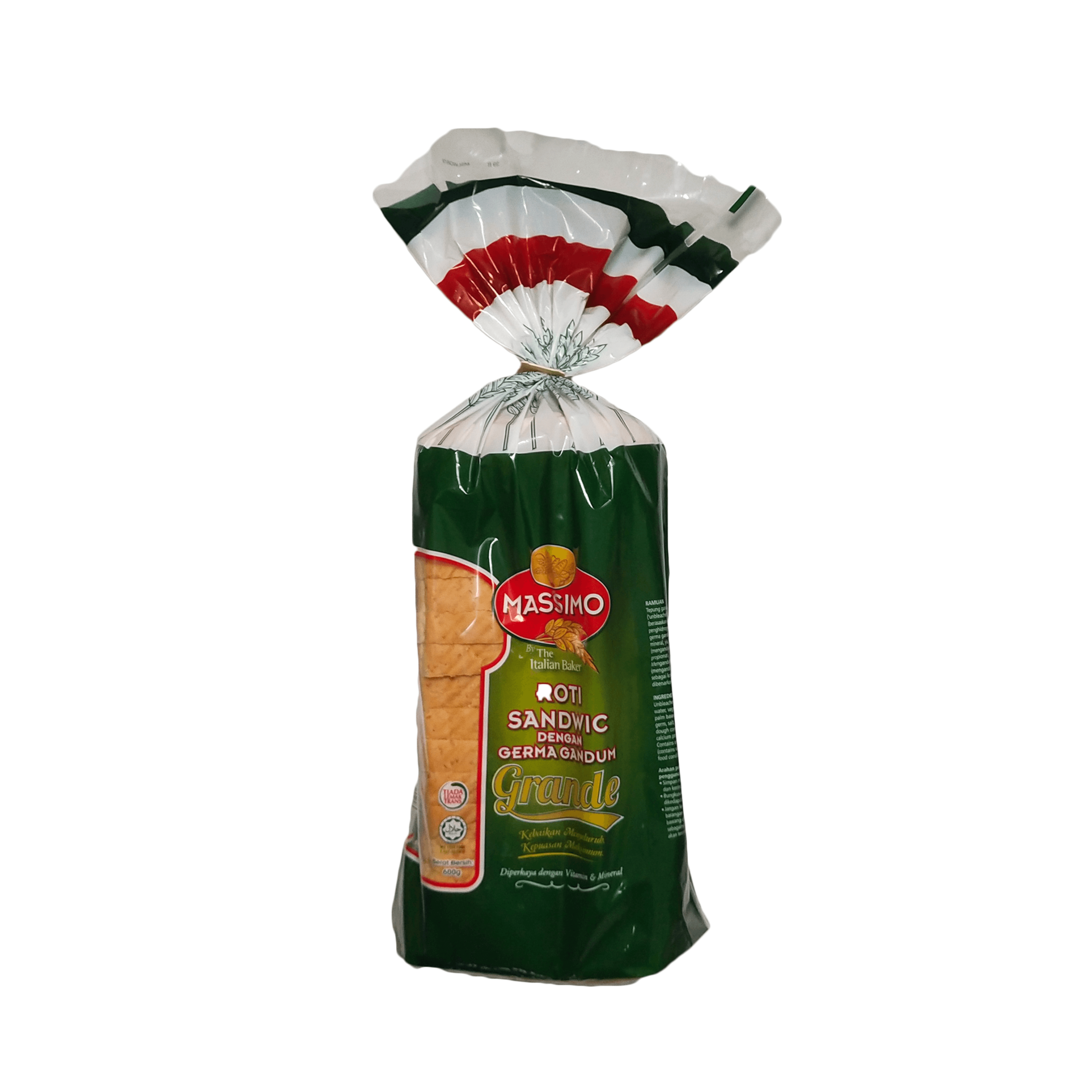 Massimo Grande Sandwich Loaf with Wheat Germ 600g.png