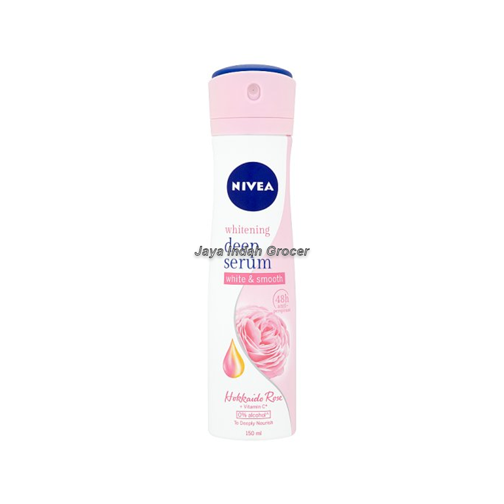 Nivea 48h Anti-Perspirant Whitening Deep Serum Hokkaido Rose Deodorant Spray 150ml.png