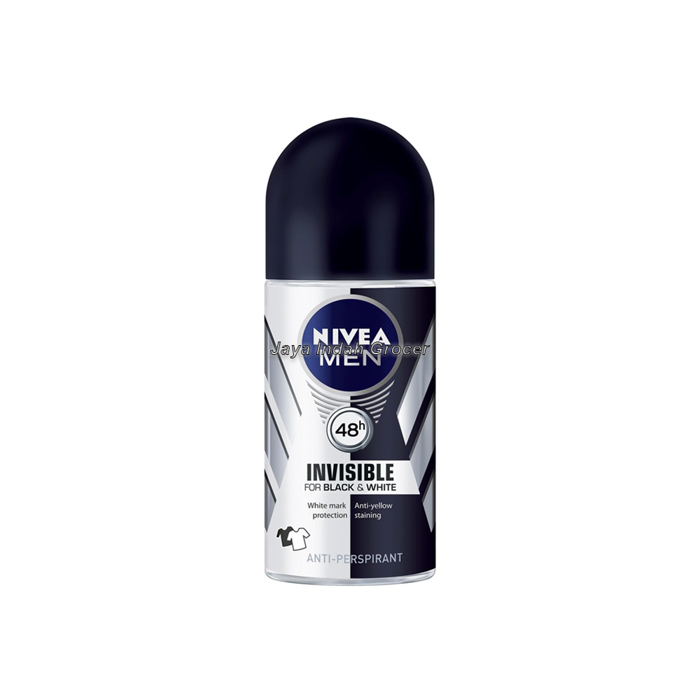 Nivea Men Black & White Invisible Deodorant Roll-On 50ml.png
