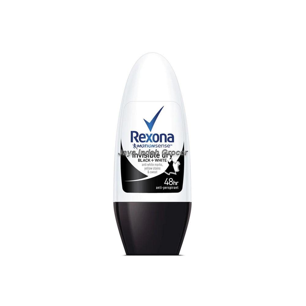 Rexona Motionsense Invisible Dry Black + White 48h Anti-Perspirant Deodorant Roll-On 50ml.png