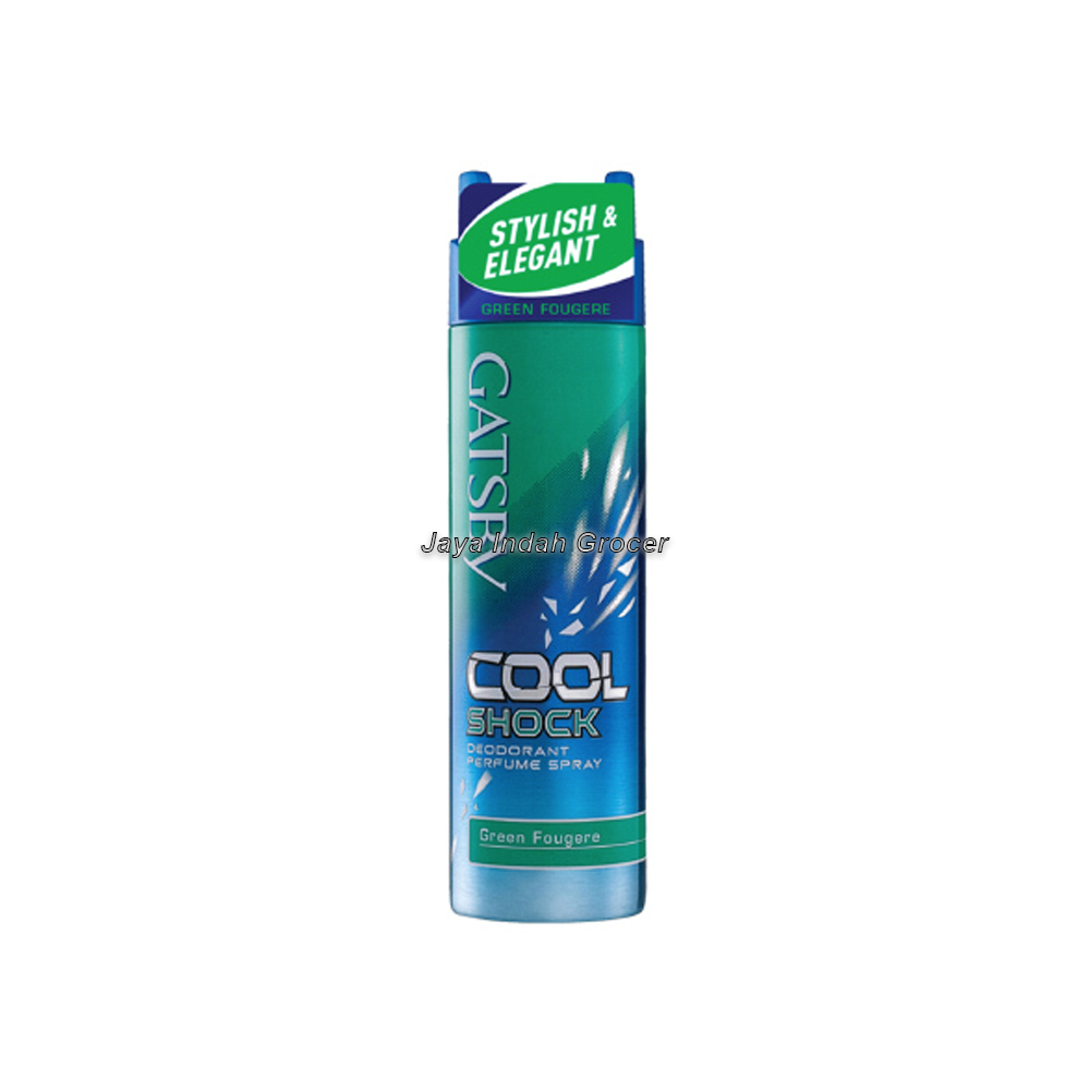 Gatsby Cool Shock Deodorant Perfume Spray Green Fougere 175ml.png