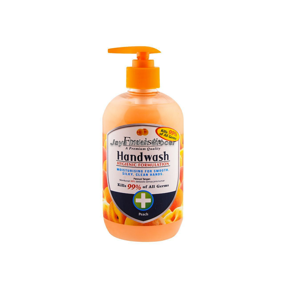 Fruiser Hygienic Formulation Handwash Peach 500ml.png