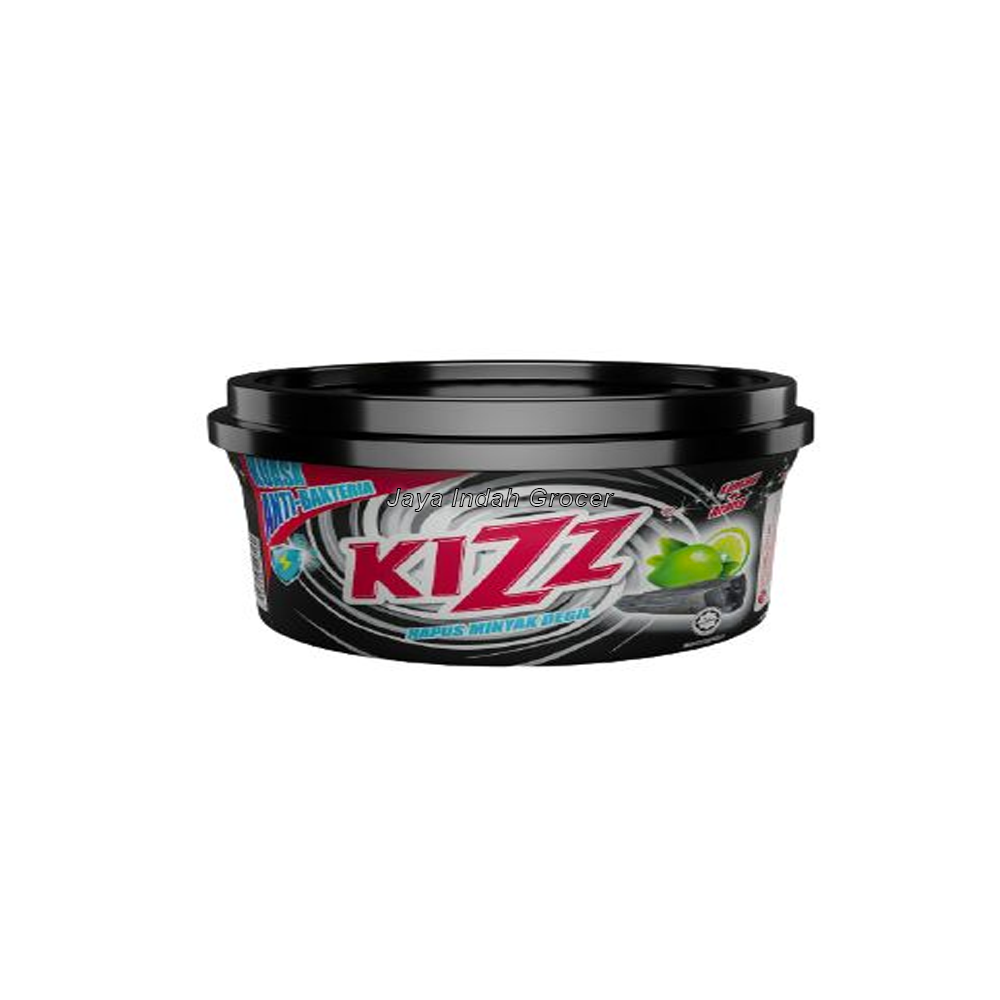 KIZZ Antibacterial Dishwashing Paste Lime & Charcoal 350g.png